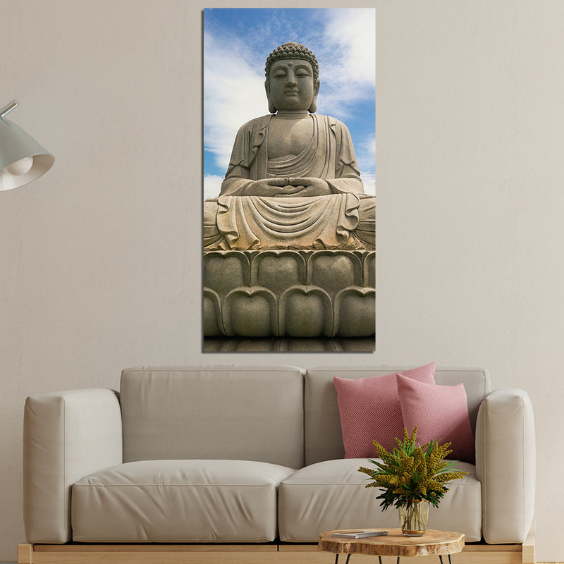 Buddha Statue Canvas Wall Painting