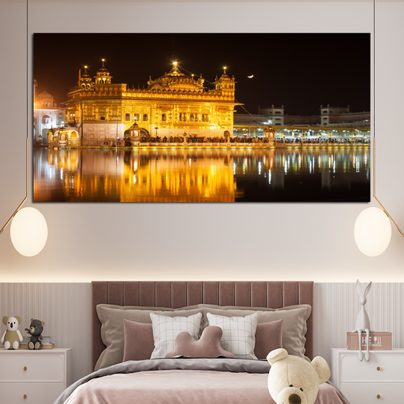 Golden Temple Sikh Canvas Wall Painting