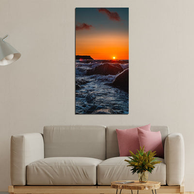 Ocean View Print On Canvas Wall Painting