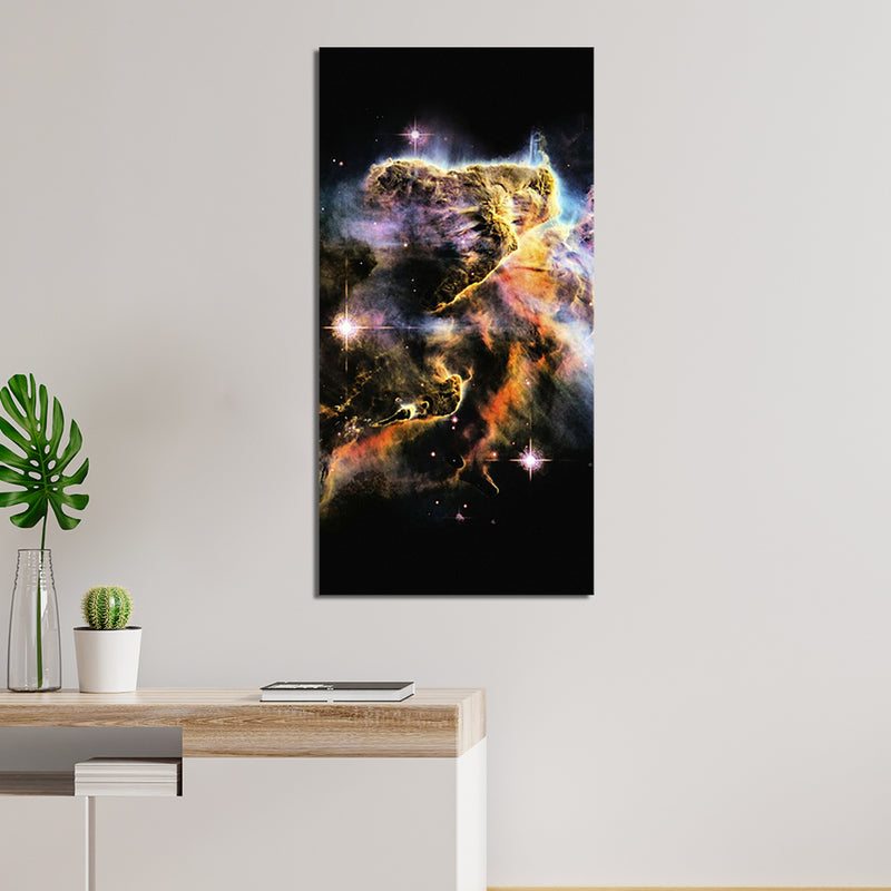 Galaxy View Print On Canvas Wall Painting