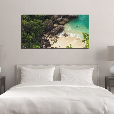 Beach View Print On Canvas Wall Painting