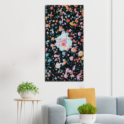 Black Abstract  Canvas Wall Painting