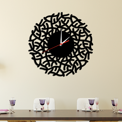 Engineered Design Wood Analog Wall Clock