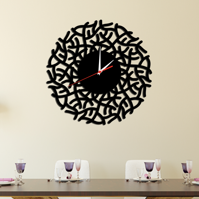 Engineered Design Wood Analog Wall Clock