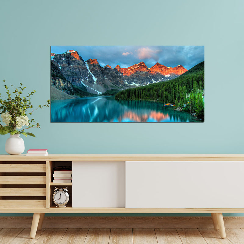 Beautiful Mountain Scenery Canvas Wall Painting