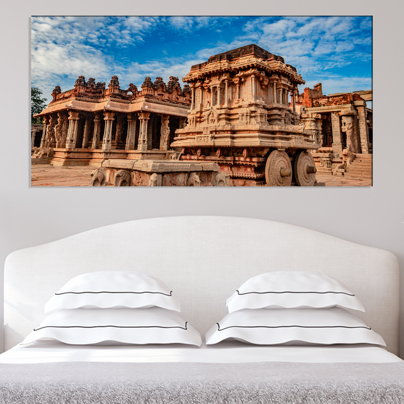 Hampi Stone Temple Canvas Wall Painting