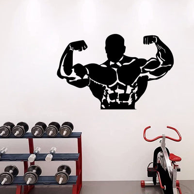 Bodybuilder High Quality Wall Sticker