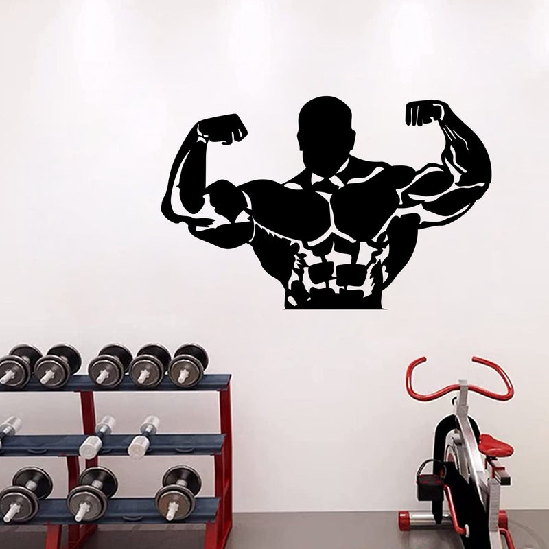 Bodybuilder High Quality Wall Sticker