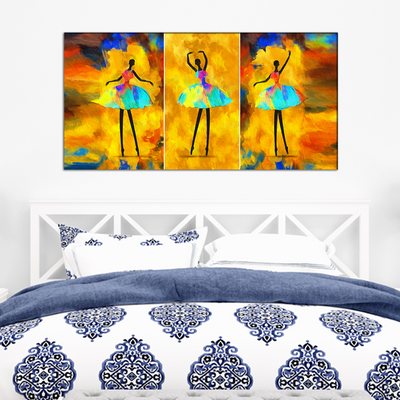 Dancing Doll Painting Canvas Wall Painting