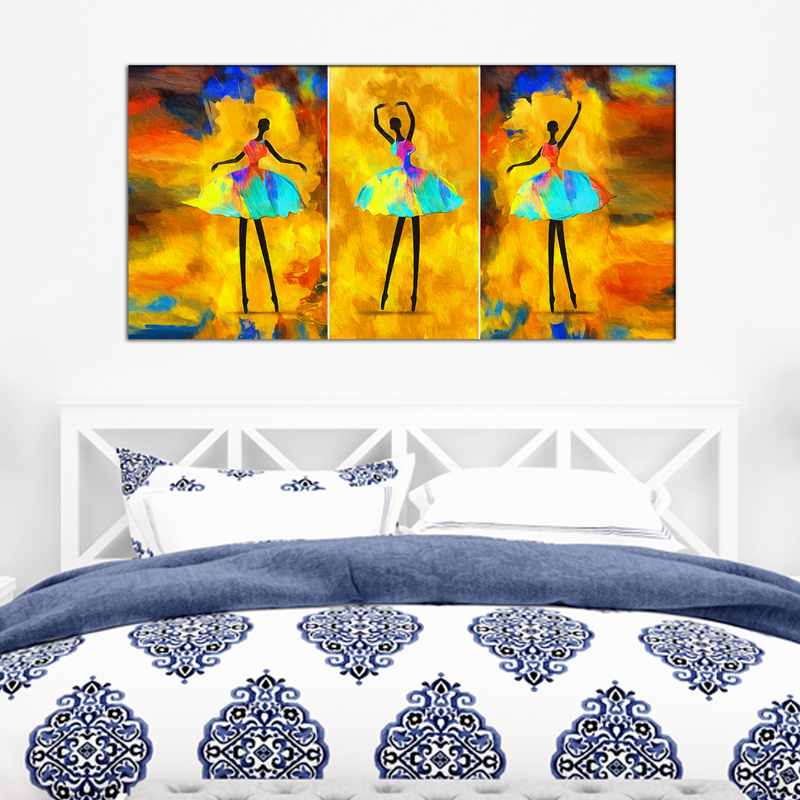 Dancing Doll Painting Canvas Wall Painting