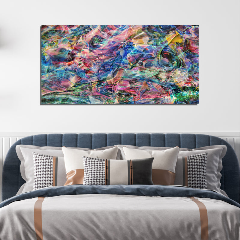 Colourful Abstract Canvas Wall Painting