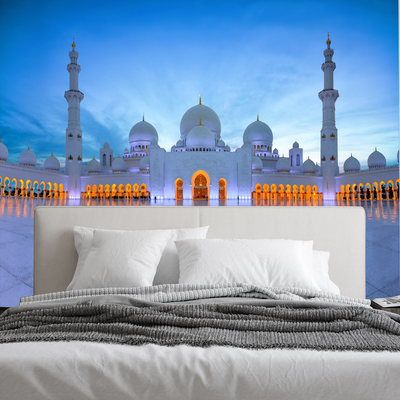 Grand Mosque Digitally Printed Wallpaper