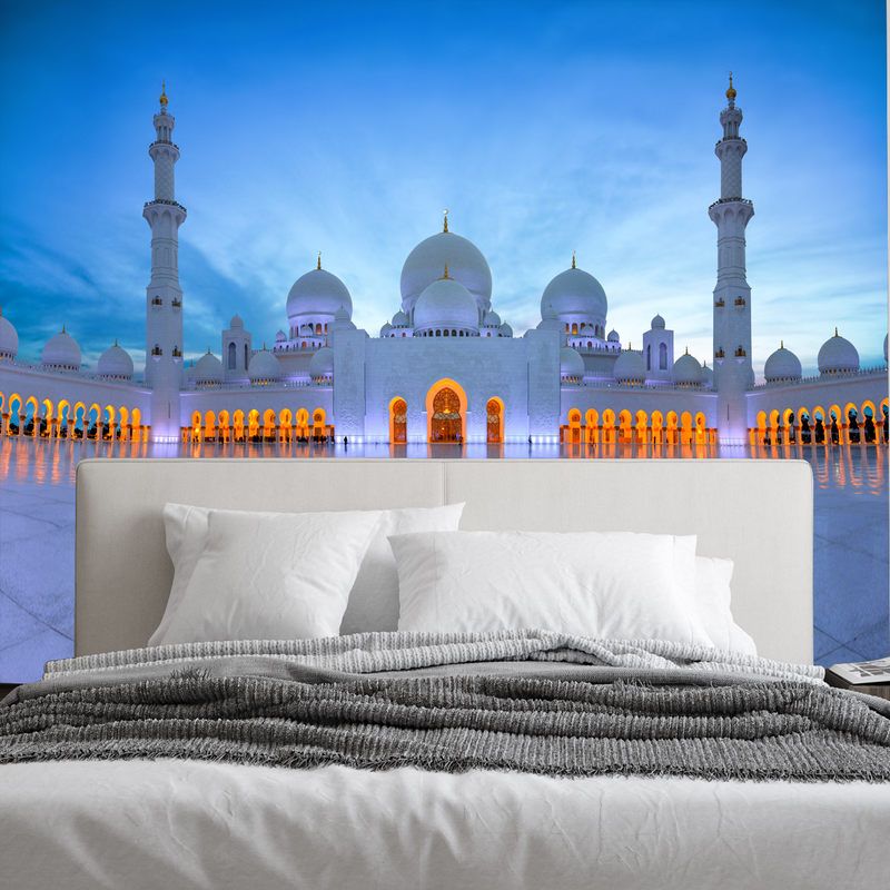Grand Mosque Digitally Printed Wallpaper