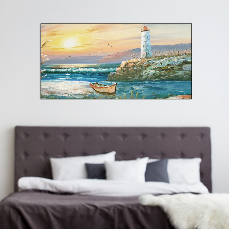 Lighthouse View Canvas Wall Painting