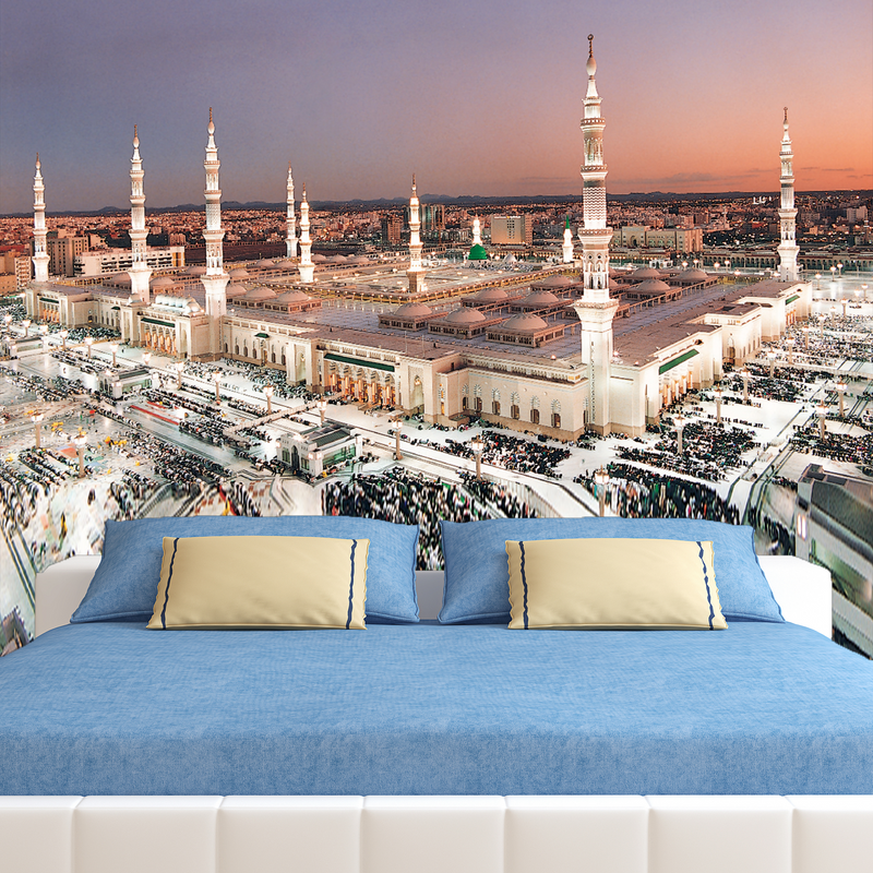Makka Madina Digitally Printed Wallpaper