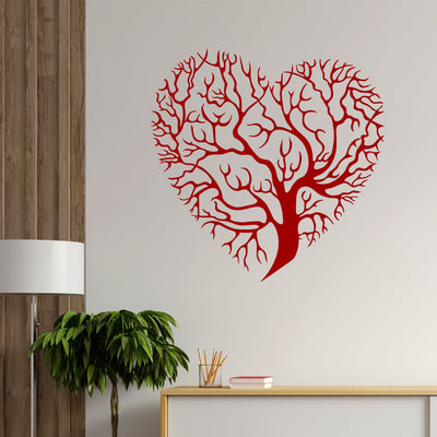Heart Shaped Tree Premium Quality Wall Sticker