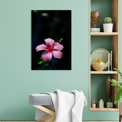 Hibiscus Flower Canvas Wall Painting