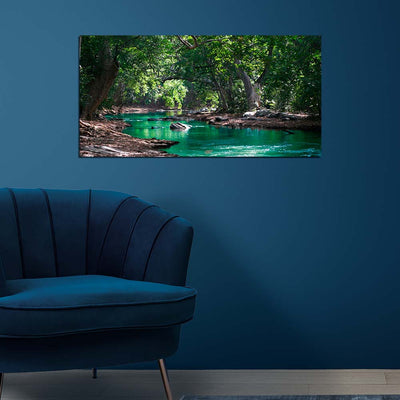 Forest Scenery Print On Canvas Wall Painting