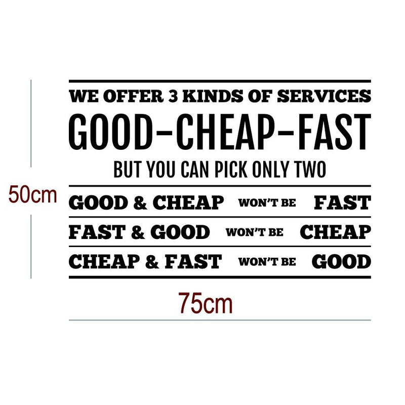 Funny Quote Wall Sticker And Wall Decal For Office