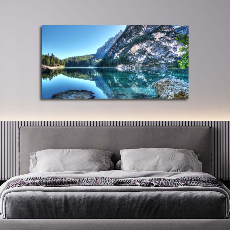 Beautiful Blue Scenery Canvas Wall Painting