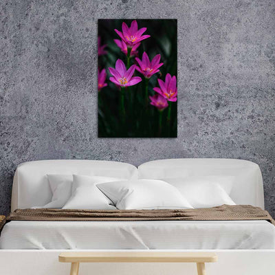 Beautiful Purple Flower Canvas Wall Painting