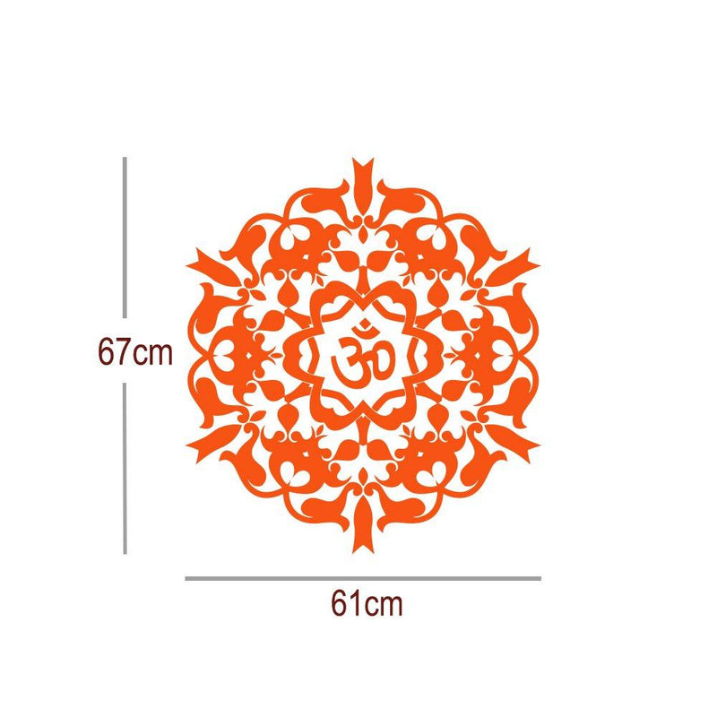 Om Motif Wall Sticker Large