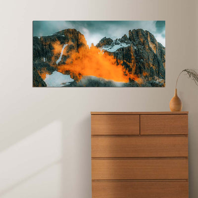 Hill Station Scenery  Canvas Wall Painting