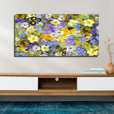 Abstract Flower Canvas Wall Painting