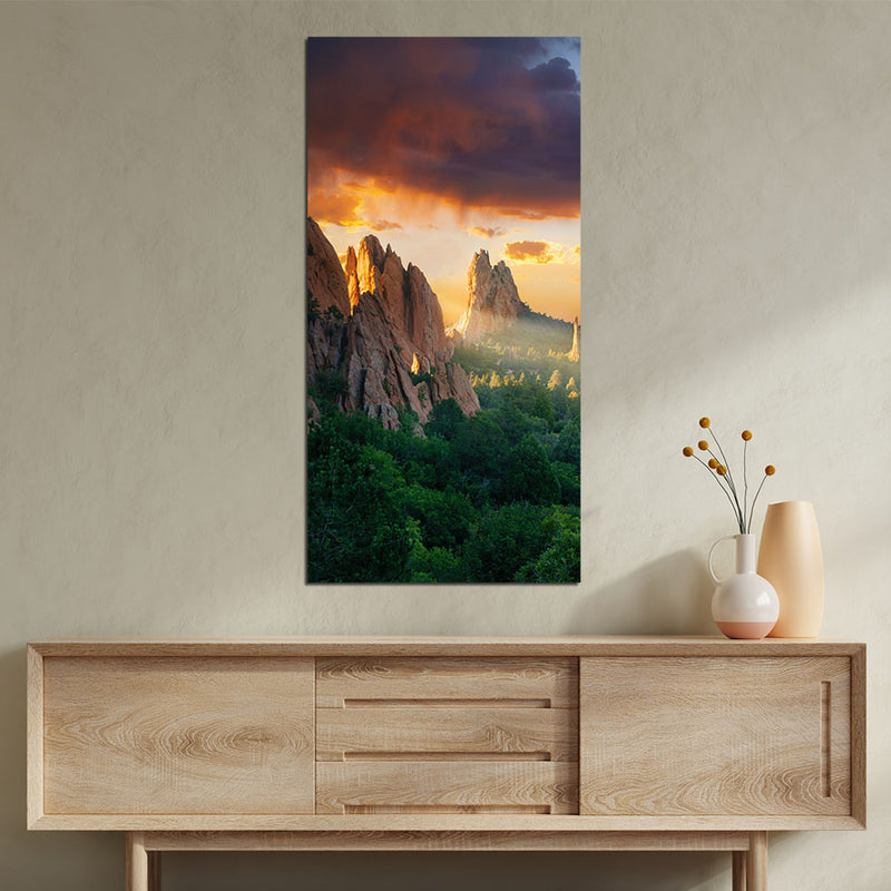 Mountain Forest  Canvas Wall Painting