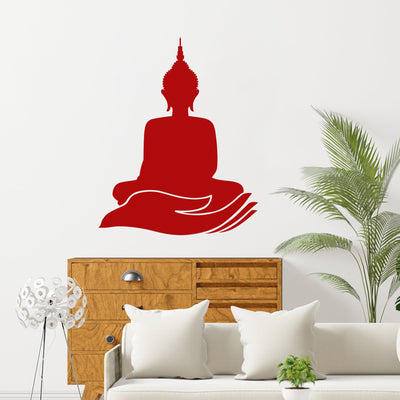 Divine Lord Gautam Budhha Premium Quality Wall Sticker