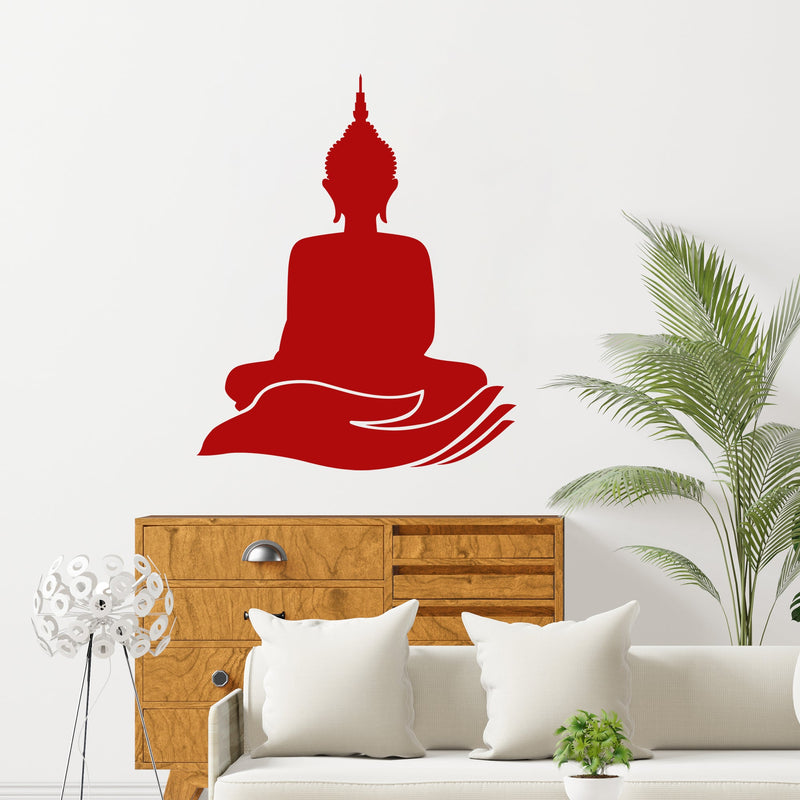 Divine Lord Gautam Budhha Premium Quality Wall Sticker