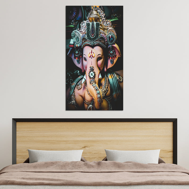 Lord Ganesha Canvas Wall Painting