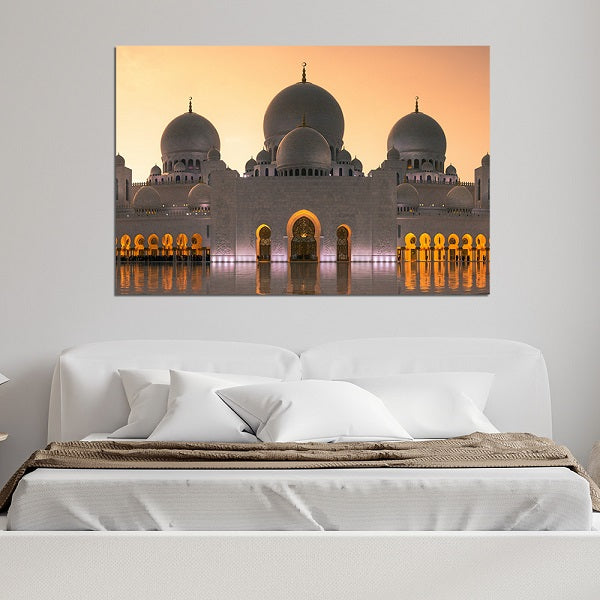 Grand Mosque Canvas Wall Painting
