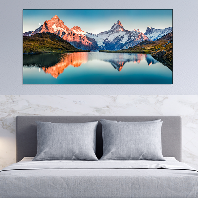 Mountain And Water Scenery Canvas Wall Painting