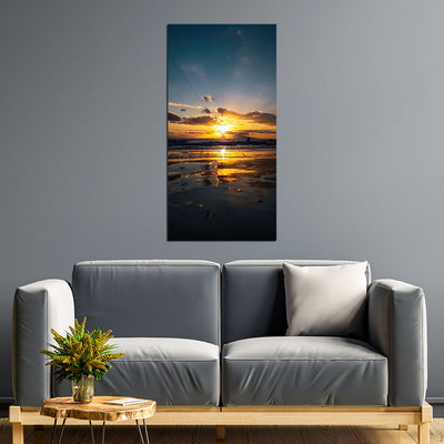 Beautiful Sea Sunset Canvas Wall Painting