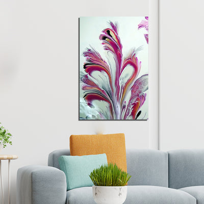 Abstract Floral Canvas Wall Painting