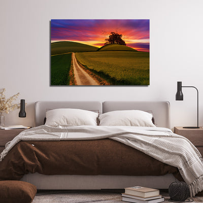 Colorful Sunset View Canvas Wall Painting