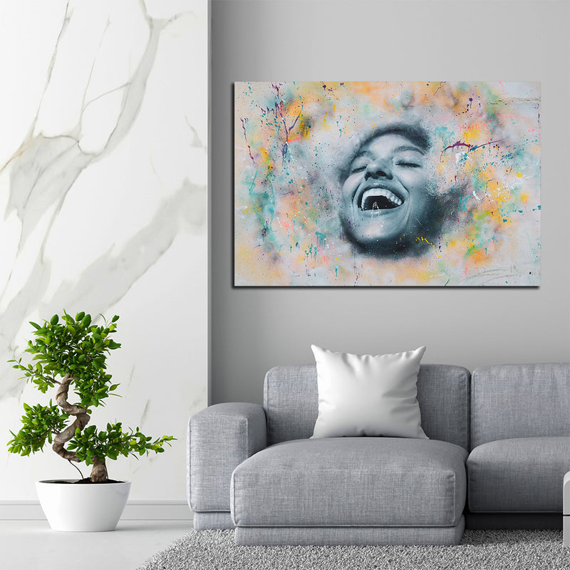 Modern Art Print On Canvas Wall Painting