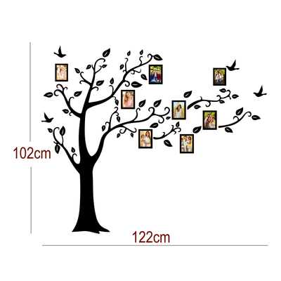 Family Tree Black Wall Sticker