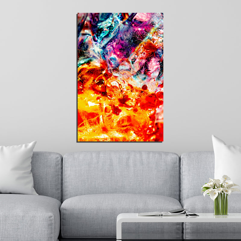 Abstract Print On Canvas Wall Painting
