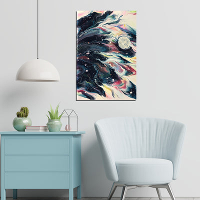 Abstract Print On Canvas Wall Painting