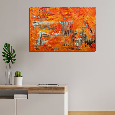 Abstract Print On Canvas Wall Painting