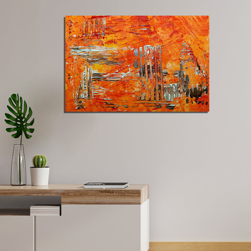Abstract Print On Canvas Wall Painting