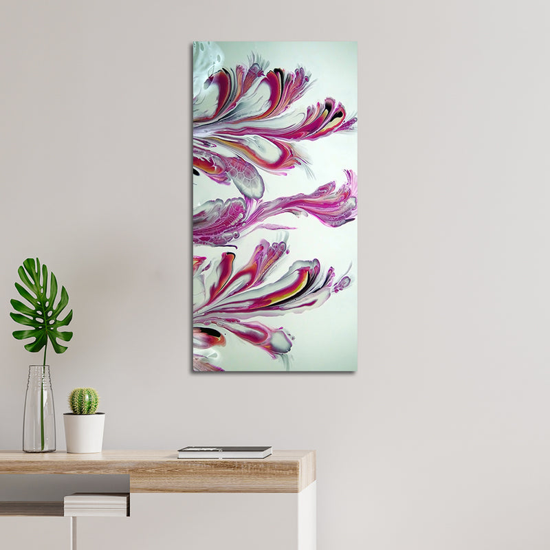 Abstract Floral Canvas Wall Painting
