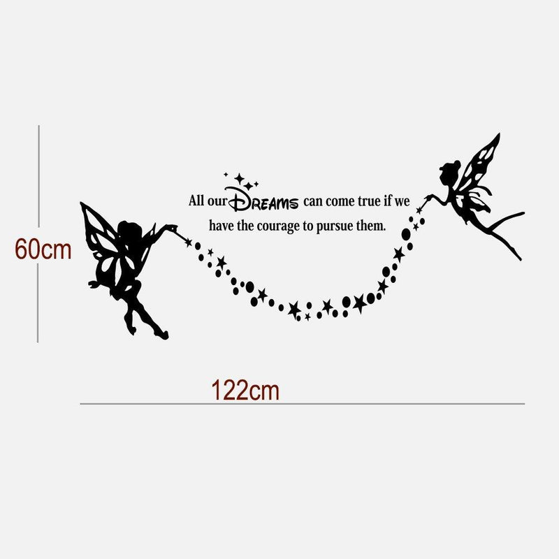 Fairy Quote Wall Sticker & Wall Decal