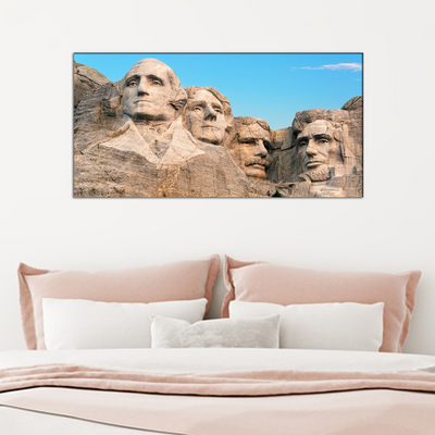 Mount Rushmore Rock Art Canvas Wall Painting