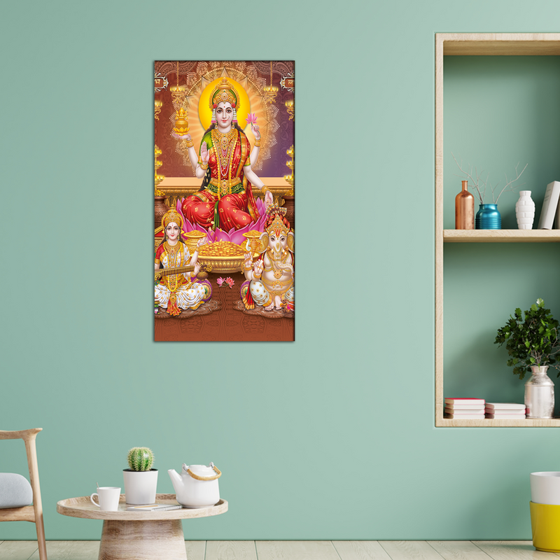 Maa Lakshmi Canvas Wall Painting