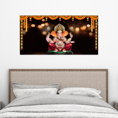 Ganpati Bappa Canvas Wall Painting