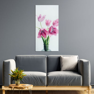Beautiful Pink Flower Canvas Wall Painting