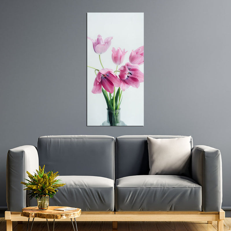 Beautiful Pink Flower Canvas Wall Painting
